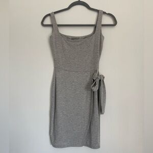 🪩 See You Monday Gray Mini Dress